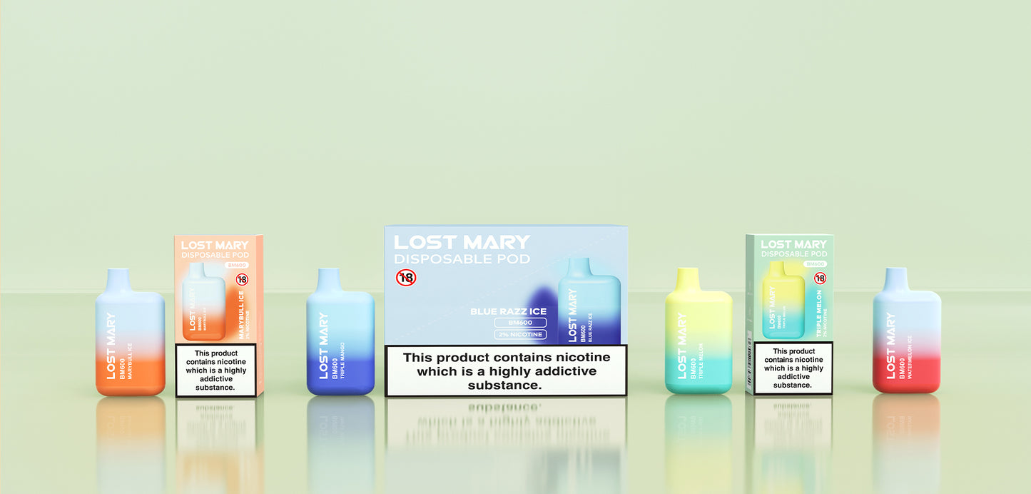 Lost Mary BM600 Blueberry Ice puff jetable 600