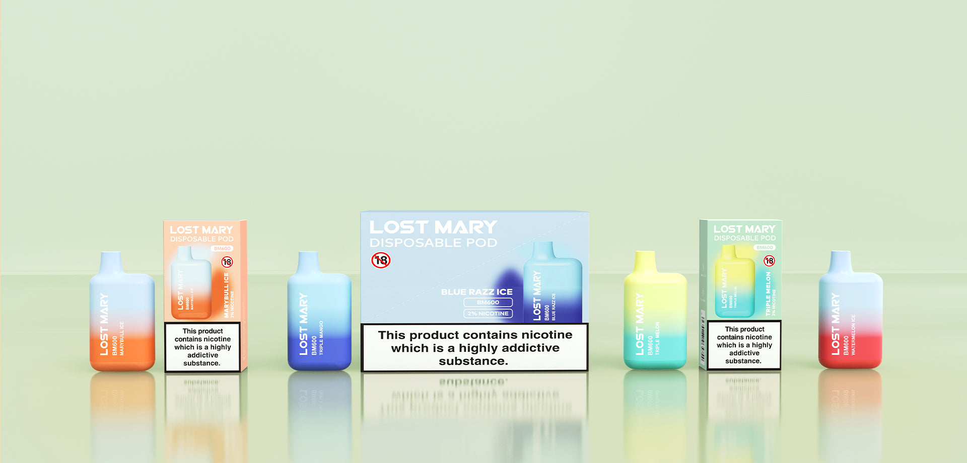 Lost Mary BM600 Blueberry Ice puff jetable 600