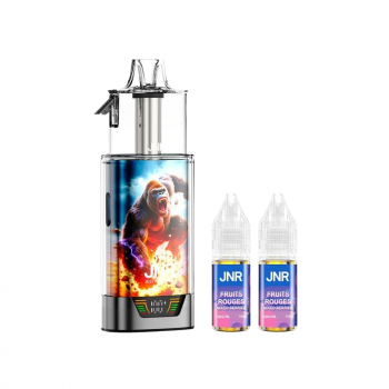 JNR Gorilla-X 43000 0mg sans nicotine - Kit Pod Rechargeable
